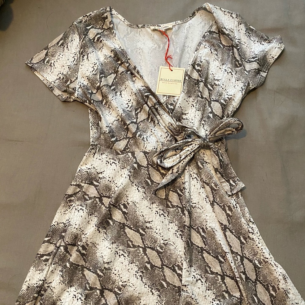 Snakeskin dress